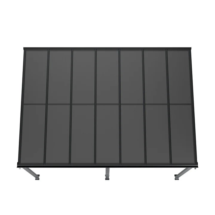 Tetto terrazza Borneo 4 x 3 m grigio scuro