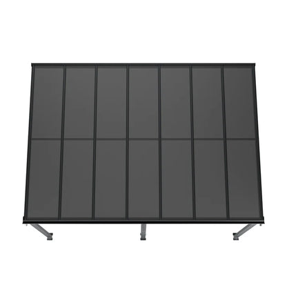 Tetto terrazza Borneo 4 x 3 m grigio scuro