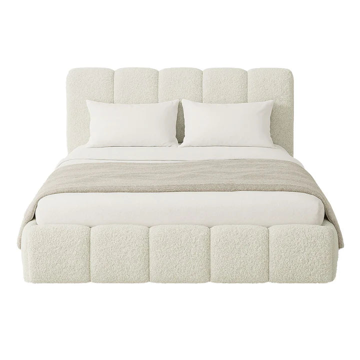 Polsterbett Catania Creme inkl. Lattenrost 180x200 cm - Palo24