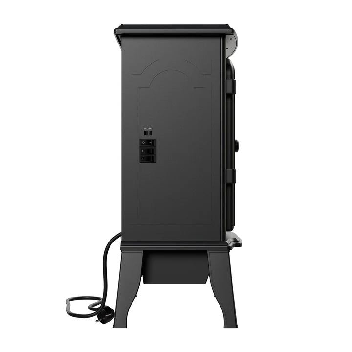 Elektrokamin 2000W mit Flammeneffekt Schwarz