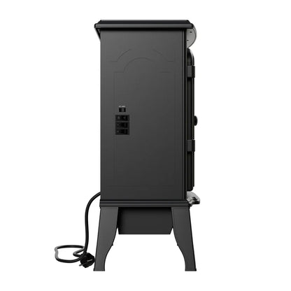 Elektrokamin 2000W mit Flammeneffekt Schwarz