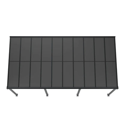 Copertura terrazza Borneo 6x3 m Grigio