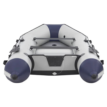 Barca gonfiabile a pedali grigia con fondo in alluminio - 3,80 m incl. certificato di sdoganamento