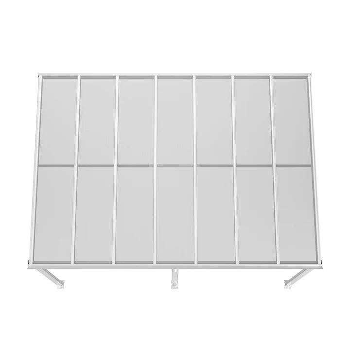 Copertura terrazza Borneo 3x3 m Bianco