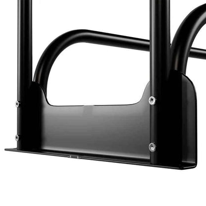 Kaminholzregal aussen mit Abdeckung Grösse L Schwarz