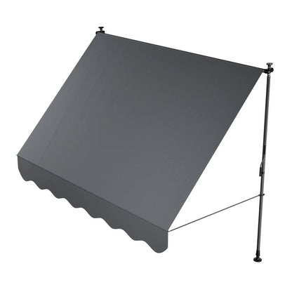 Klemmmarkise Kapstadt 250x120 cm Grau - Palo24