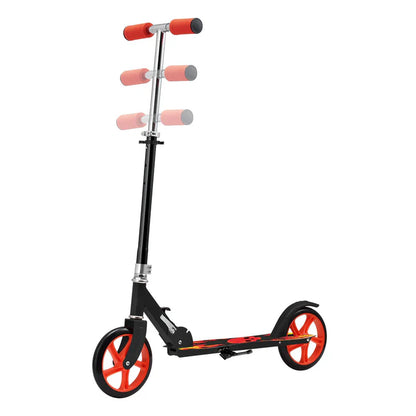 Scooter / scooter de ville « Fire » noir / rouge