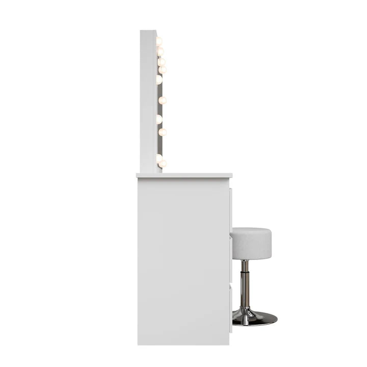 Schminktisch mit Spiegel Talea mit Hocker Tonia