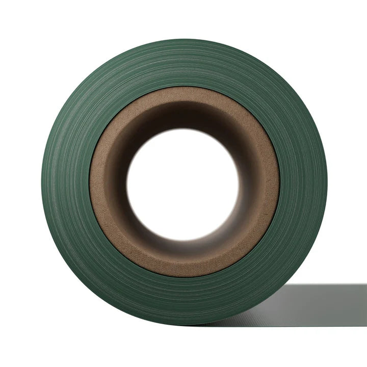 Panneau de clôture à bandes d'intimité en PVC vert, lot de 4