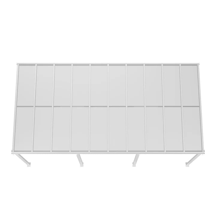 Tetto terrazza tetto terrazza Borneo 6x3 m bianco