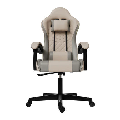 Bürostuhl Gamingstuhl HyperSeat beige/hellgrau