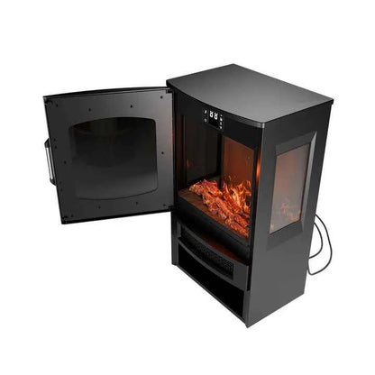 Elektrokaminofen 1800W mit Flammeneffekt mit App-Steuerung