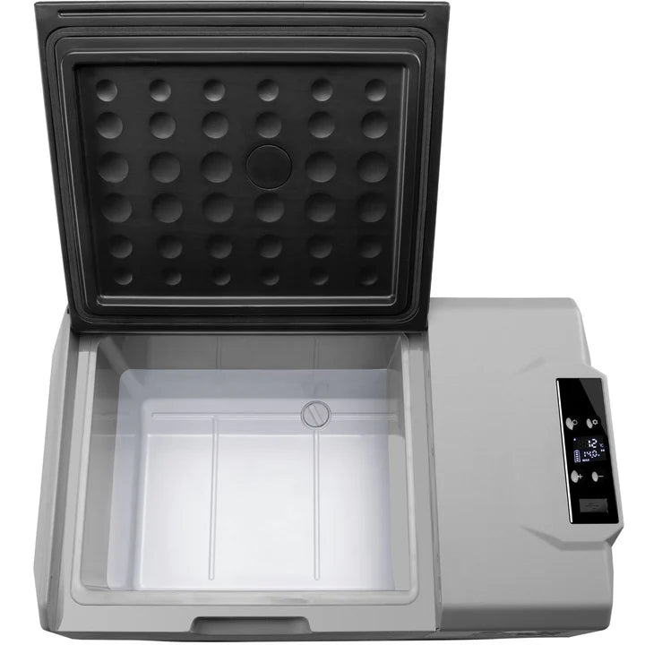 Glacière à compresseur Yukon 30 l en gris, contrôle par application et prise de chargement USB