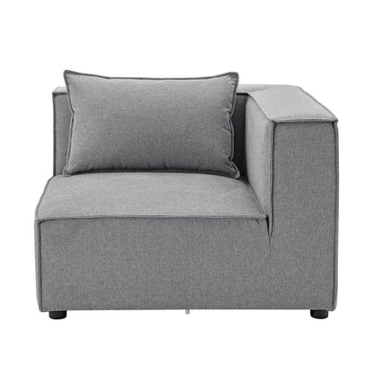 Modulares Sofa Domas L - 3 Sitzer Dunkelgrau