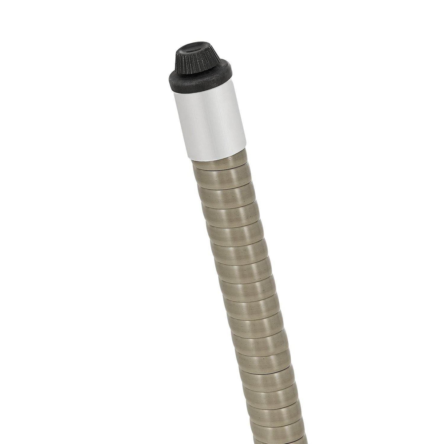 Eckiger Polyrattan Gartentisch Yoro 80x80 cm Grau - Palo24