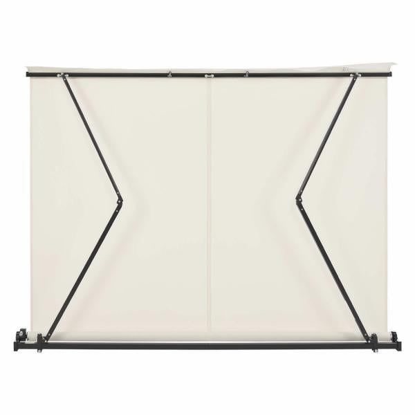 Tenda da sole a braccio articolato 350 x 300 cm con manovella beige