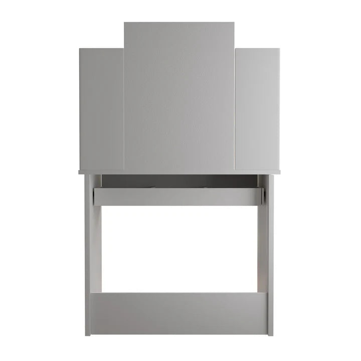 Schminktisch Zoey Weiss mit LED-Beleuchtung