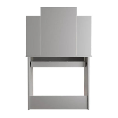 Schminktisch Zoey Weiss mit LED-Beleuchtung