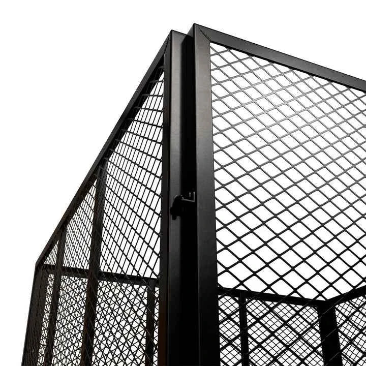 Metall Komposter für Gartenabfälle 800L Schwarz