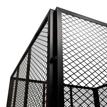 Metall Komposter für Gartenabfälle 800L Schwarz