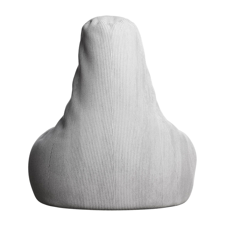 Sitzsack Chillex XL mit Hocker Cord Sessel Hellgrau - Palo24