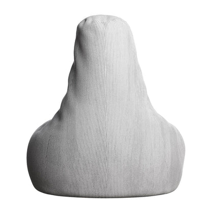 Sitzsack Chillex XL mit Hocker Cord Sessel Hellgrau - Palo24