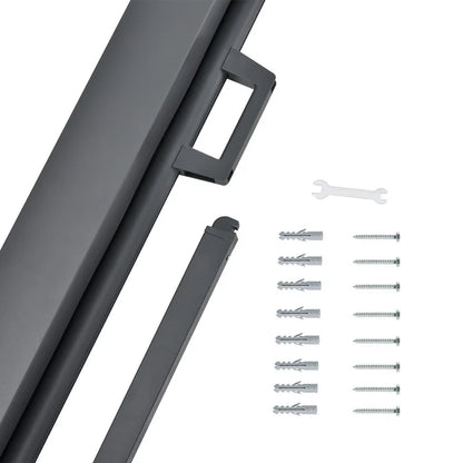 Seitenmarkise Dubai 500 x 160 cm anthrazit