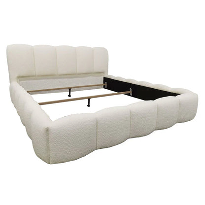 Polsterbett Catania Creme inkl. Lattenrost 180x200 cm - Palo24