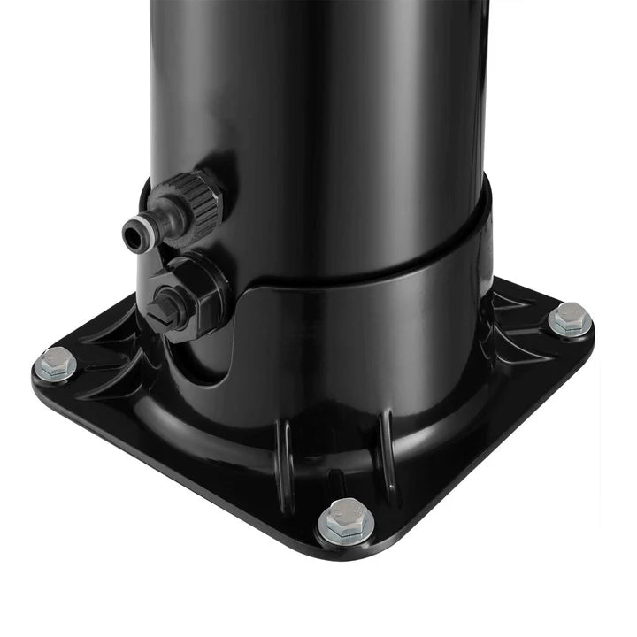 Douche solaire Victoria Douche de jardin 40 litres avec grande pomme de douche à effet pluie et réglage de la température