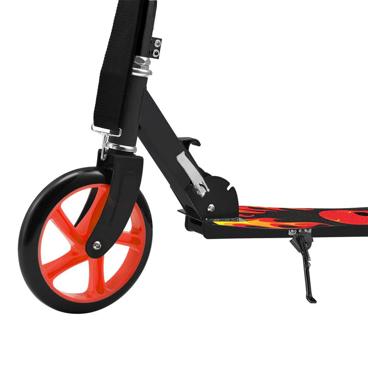 Scooter / scooter de ville « Fire » noir / rouge