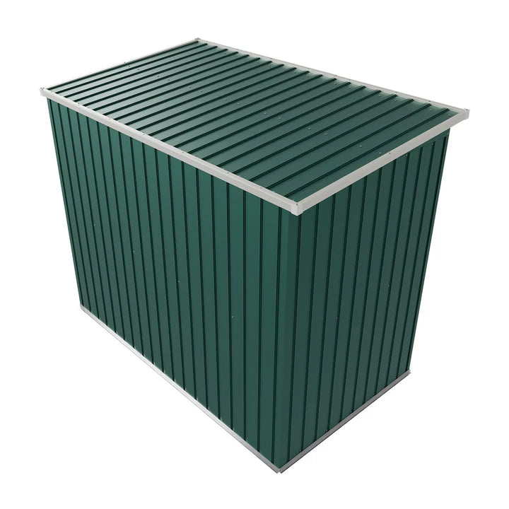 Abri à outils en métal Abri à outils M avec toit en appentis en vert foncé