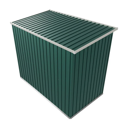 Abri à outils en métal Abri à outils M avec toit en appentis en vert foncé