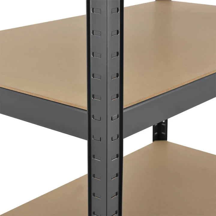 2er Set Lagerregal Basic 180 x 90 x 40 cm in Grau