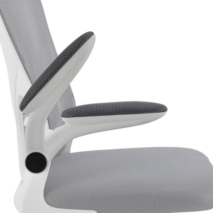 Bürostuhl Baltimore höhenverstellbar Grau Weiss - Palo24