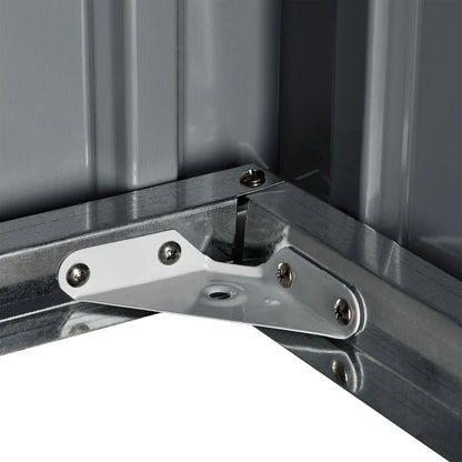 Mähroboter Garage MGMT1 aus Metall mit Satteldach in anthrazit