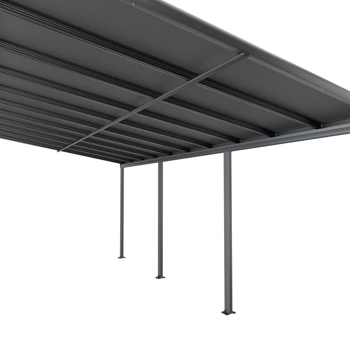 Copertura terrazza Borneo 6x3 m Grigio