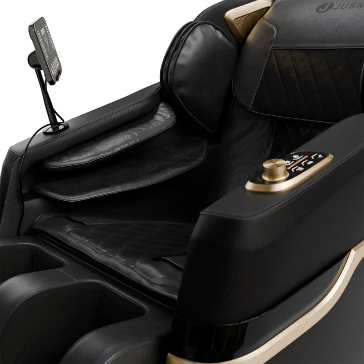 Massagesessel Naxos Bluetooth & Heizung Schwarz