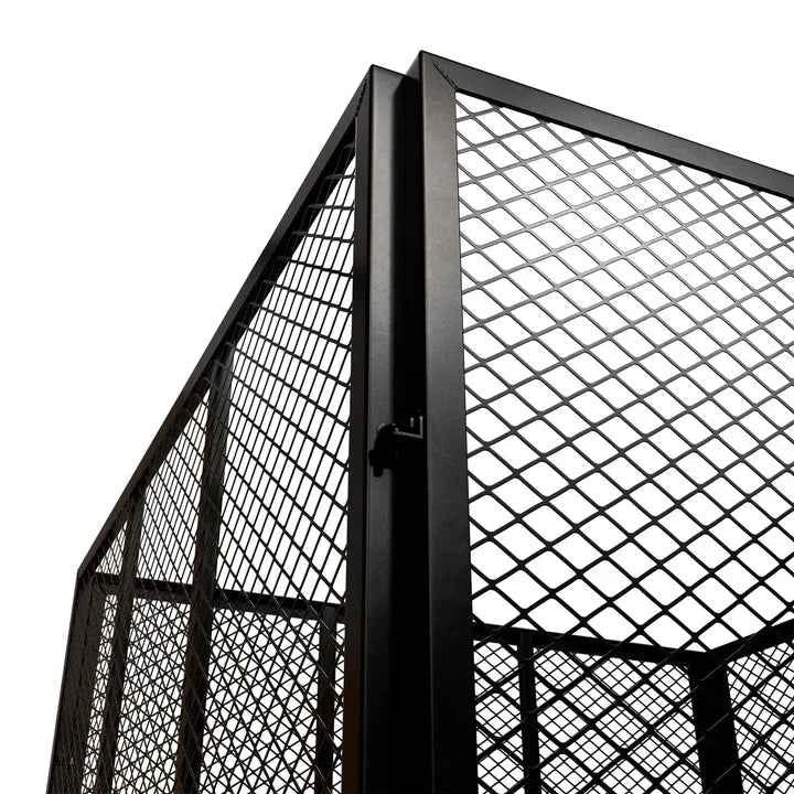 Metall Komposter für Gartenabfälle 450L Schwarz