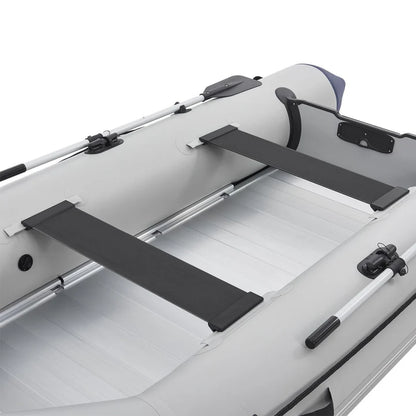 Barca gonfiabile a pedali grigia con fondo in alluminio - 3,80 m incl. certificato di sdoganamento