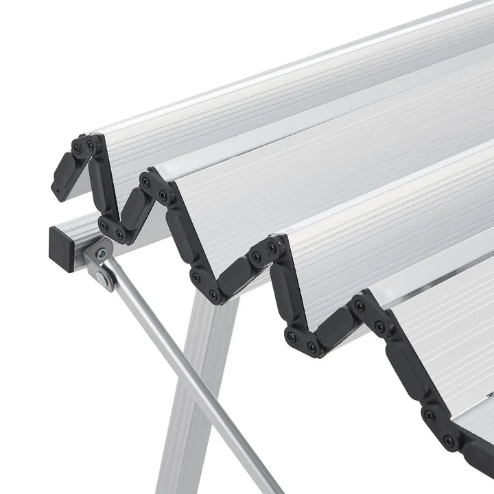 Table de camping Picco pliable Table réglable en hauteur avec sac et étagère supplémentaire