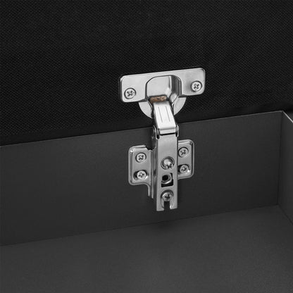 Schuhregal 60x30x44 cm Grau / Schwarz