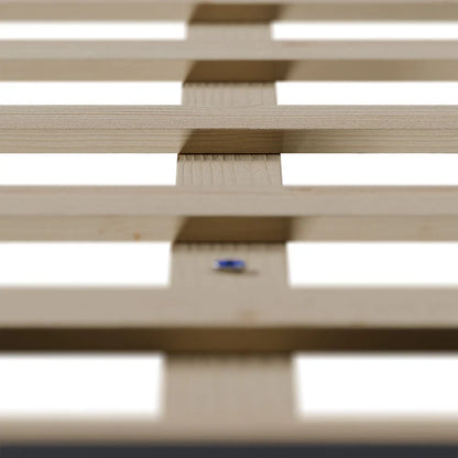 LED Polsterbett Verona 120 x 200 cm grau