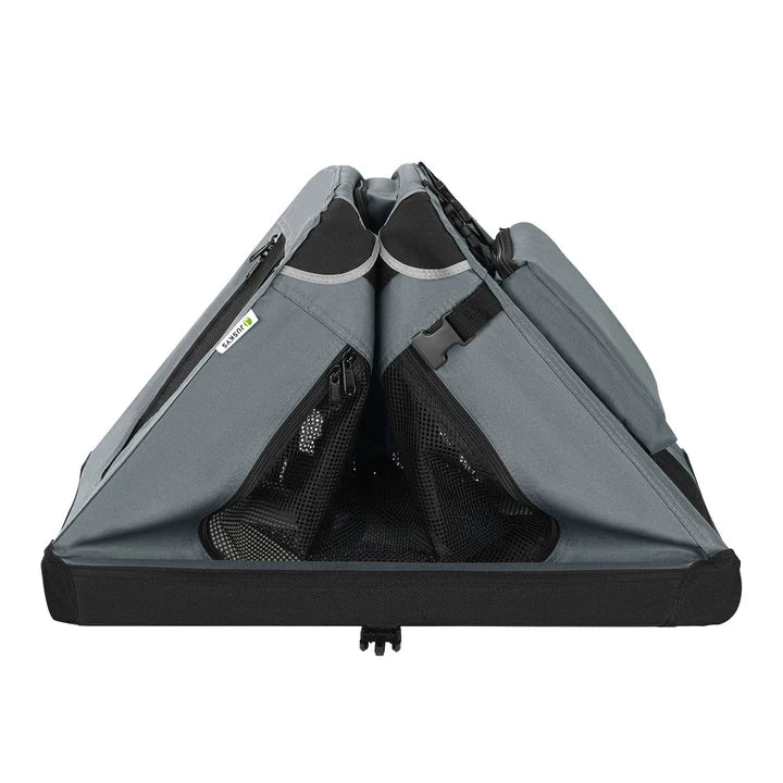 faltbare Hundetransportbox Lassie L (dunkelgrau)