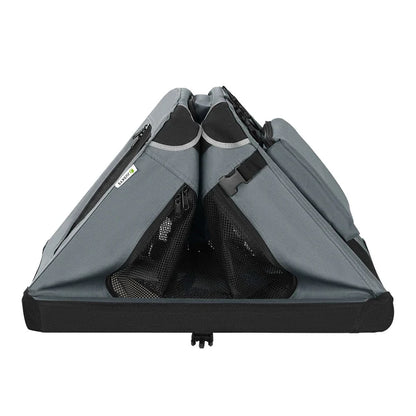 faltbare Hundetransportbox Lassie L (dunkelgrau)