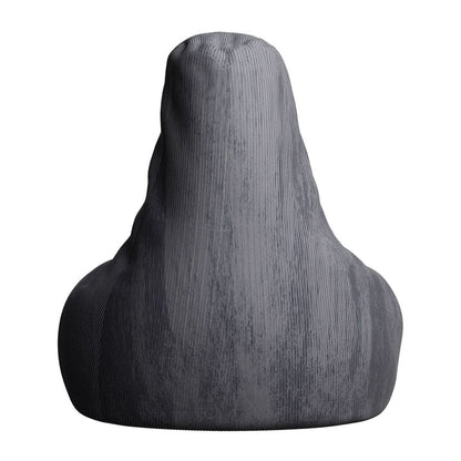 Sitzsack Chillex XL mit Hocker Cord Sessel Dunkelgrau - Palo24