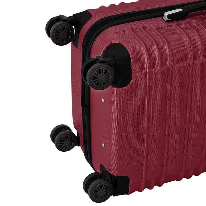 Hartschalen Kofferset Rom 3 tlg Rot