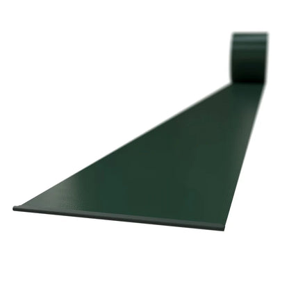 Panneau de clôture à bandes d'intimité en PVC vert, lot de 4