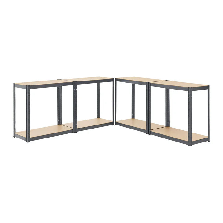 Lagerregal Easy 2er Set 160 x 80 x 40 cm Grau