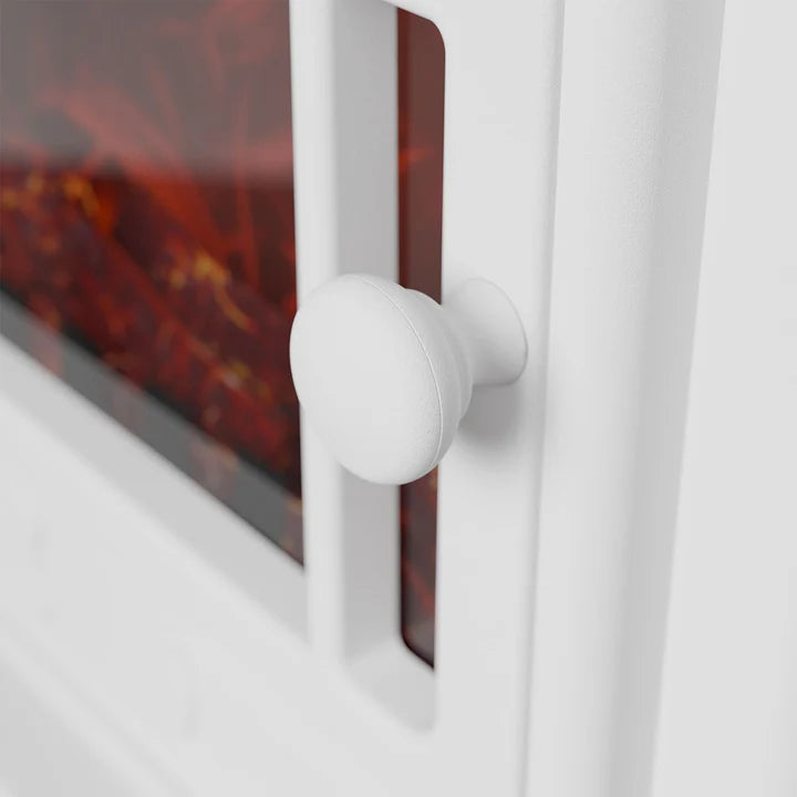 Elektrokamin 2000W mit Flammeneffekt Weiss