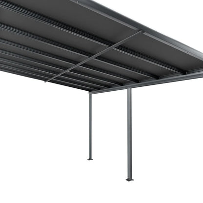 Tetto terrazza Borneo 4 x 3 m grigio scuro